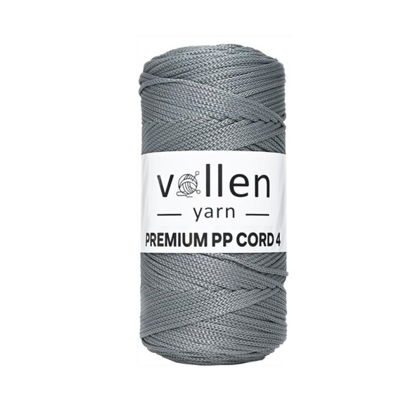 Other - Polyester Macrame Cord, Crochet Thread 2mm 251 yds - Dark Grey